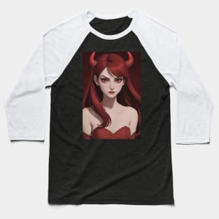 She Devil Cartoon Art Baseball T-Shirt